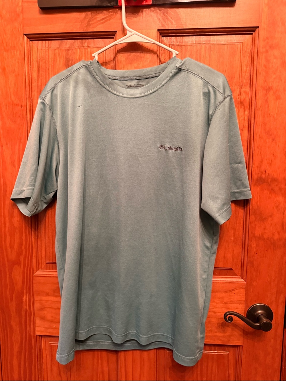 Columbia Light Teal Short Sleeve Performance Tee